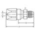 Dayco 121530 Hydraulic Coupling / Adapter DN10-10MJ