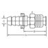 Dayco 123467 Hydraulic Coupling / Adapter PO04-05MF