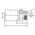 Dayco 116128 Hydraulic Coupling / Adapter DC06-15MZ22A