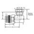 Dayco 142928 Hydraulic Coupling / Adapter 08OR-04FN90