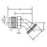 Dayco 143300 Hydraulic Coupling / Adapter 16MJ-16C6245