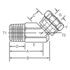 Dayco 142665 Hydraulic Coupling / Adapter Hydraulic Coupling / Adapter