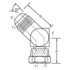 Dayco 145801 Hydraulic Coupling / Adapter 05MJ-05FJ45