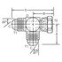 Dayco 145830 Hydraulic Coupling / Adapter 04MJ-04FJ-04MJT