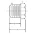 Dayco 145033 Hydraulic Coupling / Adapter 20MP-PLUG