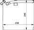 351210321 by HELLA - A/C Evaporator Core