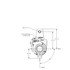 40010231 by HALDEX - Automatic Brake Adjuster (ABA) - Rear Brake, 4.5 in. Arm Length, 1.5 in. (Spline Diameter), 10 (Spline Quantity)