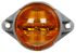 20320Y by TRUCK-LITE - Turn Signal Light - Round, Yellow, Flat Back, Fmvss 108 Compliant