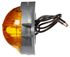 20320Y by TRUCK-LITE - Turn Signal Light - Round, Yellow, Flat Back, Fmvss 108 Compliant