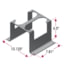 Hendrickson R-009800-2 BRACKET AIR KIT INSIDE DUAL