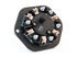 Tramec Sloan 38812 Electrical Pin Socket 7-Way Zinc Receptacle, Solid Pin, 20A Circuit Breakers