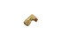 12-8406 by PHILLIPS INDUSTRIES - Compression Fitting - Male Elbow, Brass, 1/4 in. Pipe Size, 3/8 in. Tube Size