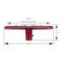 51-18312-10 by PHILLIPS INDUSTRIES - Marker Light - 10 Pieces, 4 in. Length, Low-Profile, Red, ABS and Acrylic