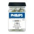 1-1661-100 by PHILLIPS INDUSTRIES - Butt Connector - 22-18 ga., Red Stripe, 100 pieces, Heat Required