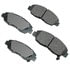 ACT465A by AKEBONO - ProACT Ultra Premium Ceramic Disc Brake Pad Kit