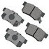 ACT536 by AKEBONO - ProACT Ultra Premium Ceramic Disc Brake Pad Kit
