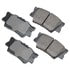 ACT1212 by AKEBONO - ProACT Ultra Premium Ceramic Disc Brake Pad Kit