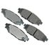 ACT1114 by AKEBONO - ProACT Ultra Premium Ceramic Disc Brake Pad Kit