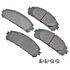 ACT1324 by AKEBONO - ProACT Ultra Premium Ceramic Disc Brake Pad Kit