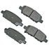 ACT905 by AKEBONO - ProACT Ultra Premium Ceramic Disc Brake Pad Kit
