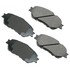 ACT906A by AKEBONO - ProACT Ultra Premium Ceramic Disc Brake Pad Kit