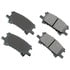 ACT996 by AKEBONO - ProACT Ultra Premium Ceramic Disc Brake Pad Kit