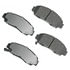 ASP787 by AKEBONO - Performance Ultra Premium Ceramic Disc Brake Pad Kit