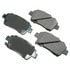 ASP822 by AKEBONO - Performance Ultra Premium Ceramic Disc Brake Pad Kit