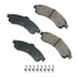 ASP882 by AKEBONO - Performance Ultra Premium Ceramic Disc Brake Pad Kit
