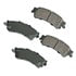 ASP792 by AKEBONO - Performance Ultra Premium Ceramic Disc Brake Pad Kit