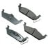 ASP1012 by AKEBONO - Performance Ultra Premium Ceramic Disc Brake Pad Kit