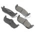 Akebono ASP1041 Disc Brake Pad Set Performance Ultra Premium Ceramic Disc Brake Pad Kit