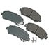 Akebono ASP1338 Disc Brake Pad Set Performance Ultra Premium Ceramic Disc Brake Pad Kit