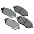 ASP619 by AKEBONO - Performance Ultra Premium Ceramic Disc Brake Pad Kit