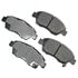 ASP621 by AKEBONO - Performance Ultra Premium Ceramic Disc Brake Pad Kit