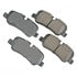 EUR1099 by AKEBONO - EURO Ultra Premium Ceramic Disc Brake Pad Kit