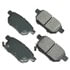 ASP1354 by AKEBONO - Performance Ultra Premium Ceramic Disc Brake Pad Kit