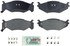 BE522H by BOSCH - Brake Pads