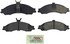 BE1043 by BOSCH - Brake Pads