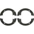 Bosch BS752 Parking Brake Shoe Set Bosch New Parking Brake Shoe Set