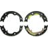 BS988 by BOSCH - Bosch New Parking Brake Shoe Set