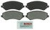 BE856A by BOSCH - Brake Pads