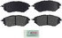 BE1078 by BOSCH - Brake Pads