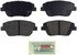 BE1444 by BOSCH - Brake Pads