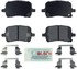 BE1028H by BOSCH - Blue Disc Brake Pads