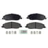 BE1081H by BOSCH - Brake Pads