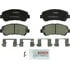 BC1338 by BOSCH - Bosch QuietCast Brake Pads