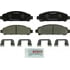 BC1401 by BOSCH - Bosch QuietCast Brake Pads