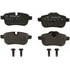 0986494450 by BOSCH - EUROLINE DISC BRAKE PAD SET