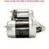 12312 by MPA ELECTRICAL - Starter Motor - 12V, Mando/Kia, CW (Right), Wound Wire Direct Drive